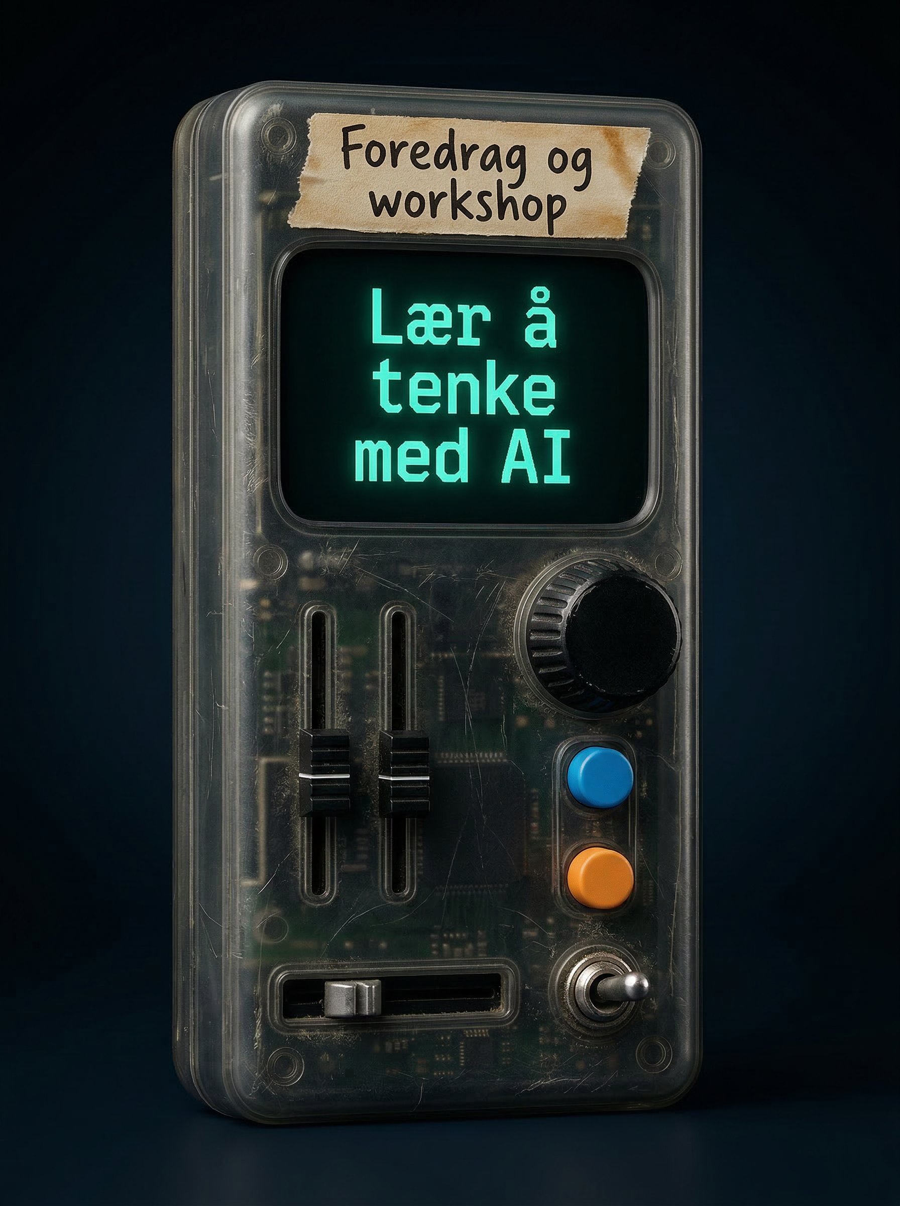 Øivind Eide holder AI-foredrag for bedrift